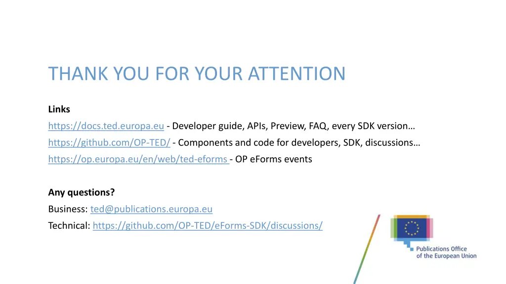 thank you for your attention