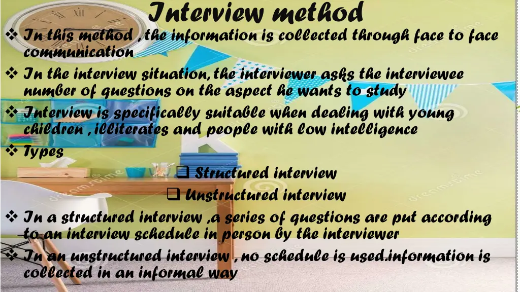 interview method