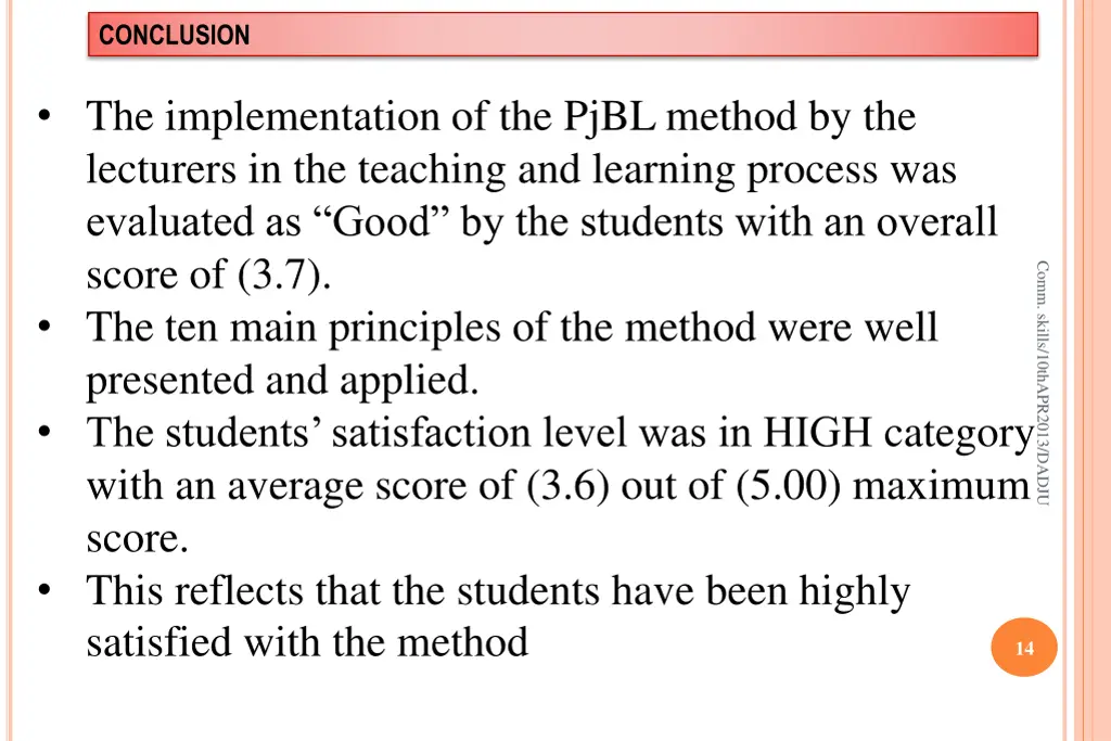 conclusion