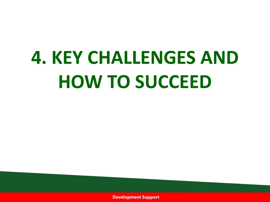 4 key challenges and how to succeed