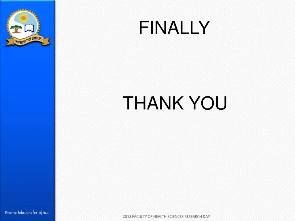 finally