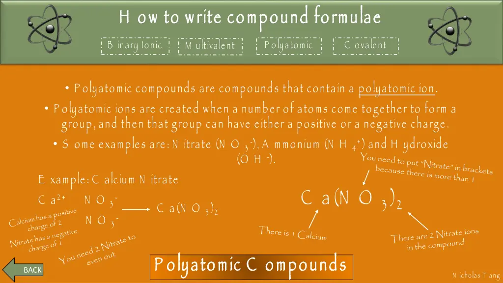 how to write compound formulae 3