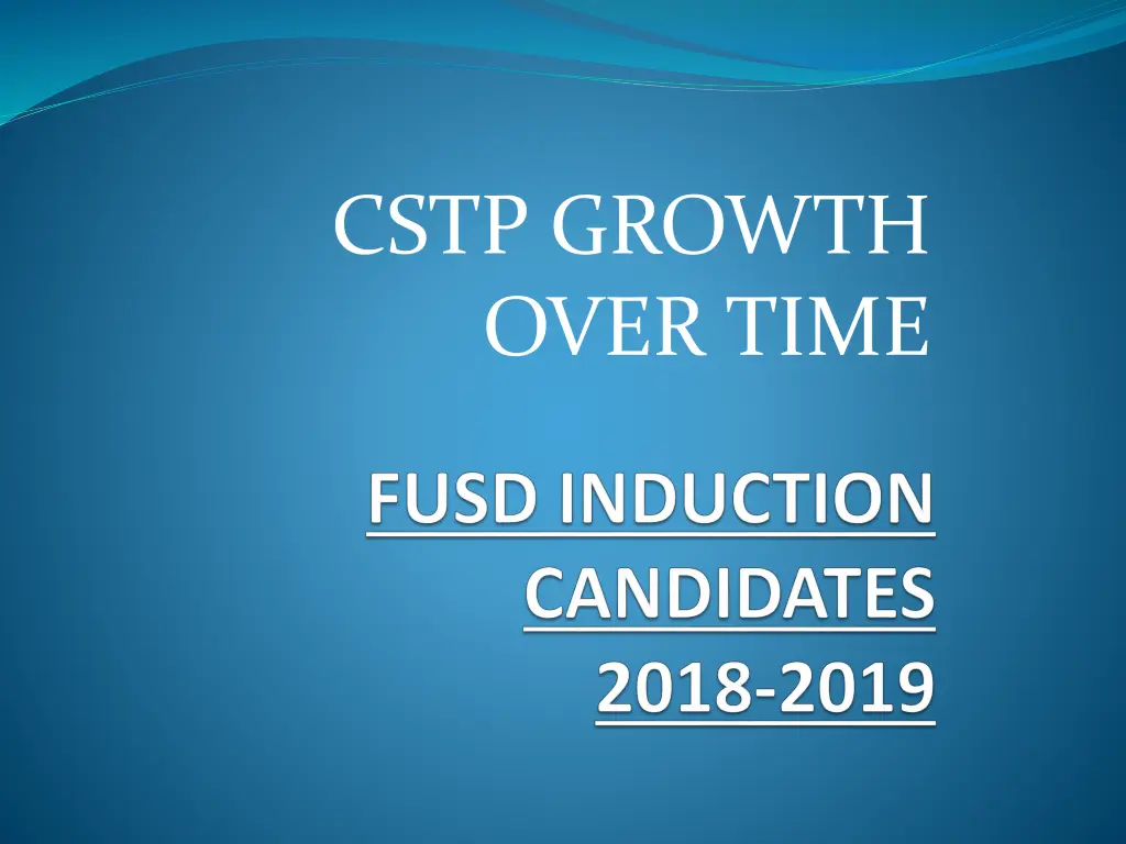 cstp growth over time