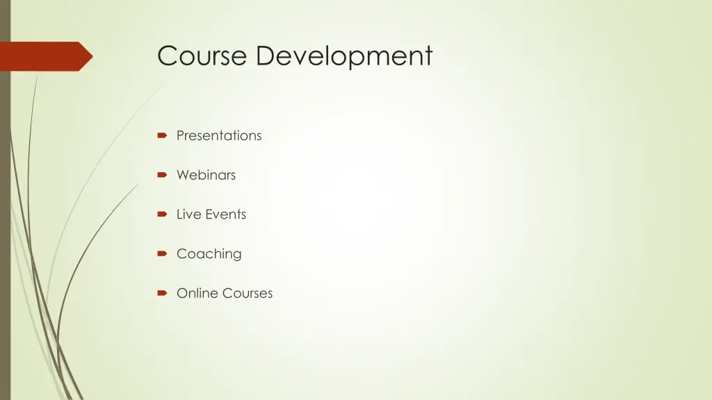 course development