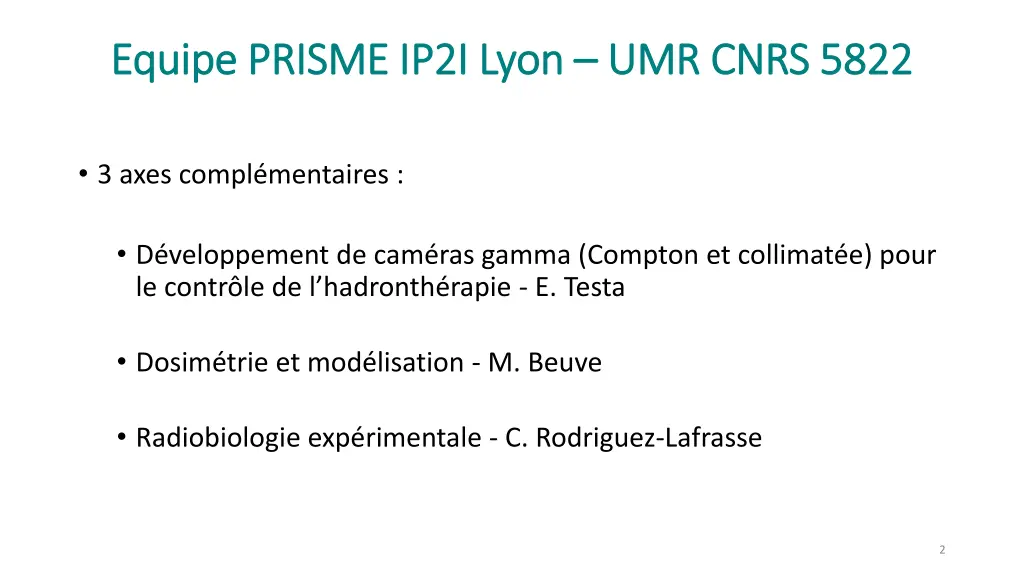 equipe prisme ip2i lyon equipe prisme ip2i lyon