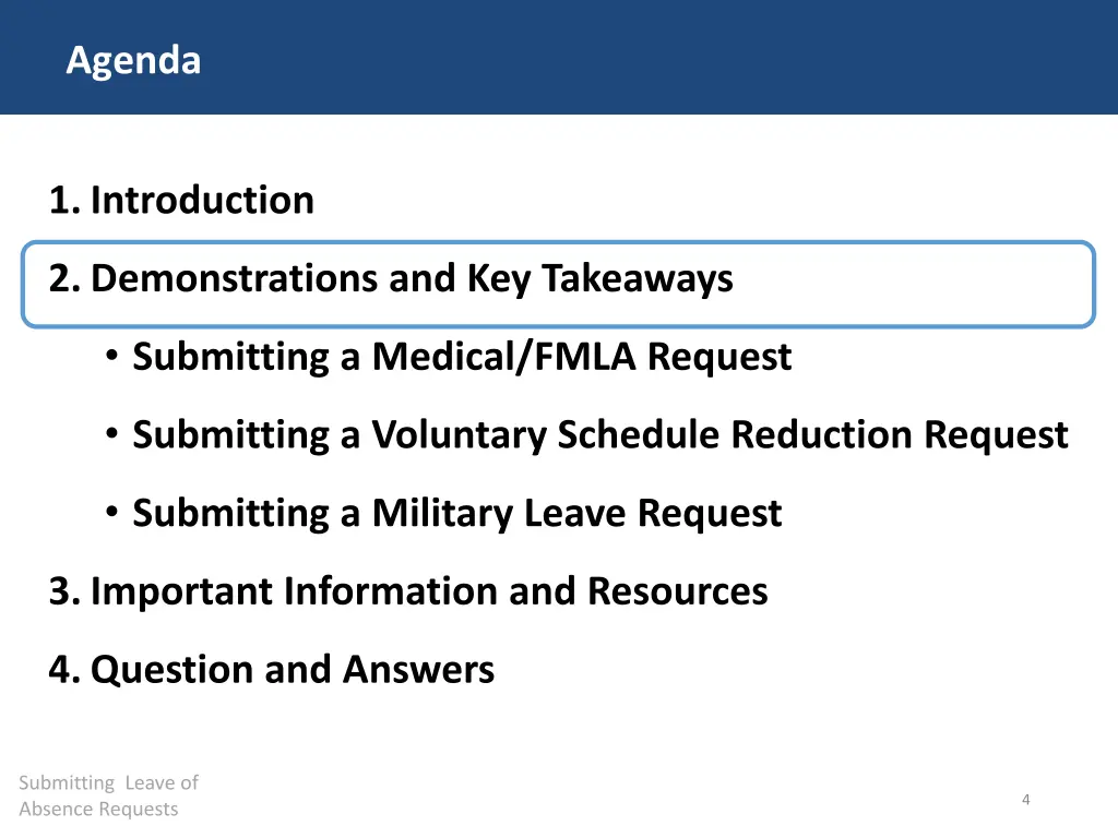 agenda 1