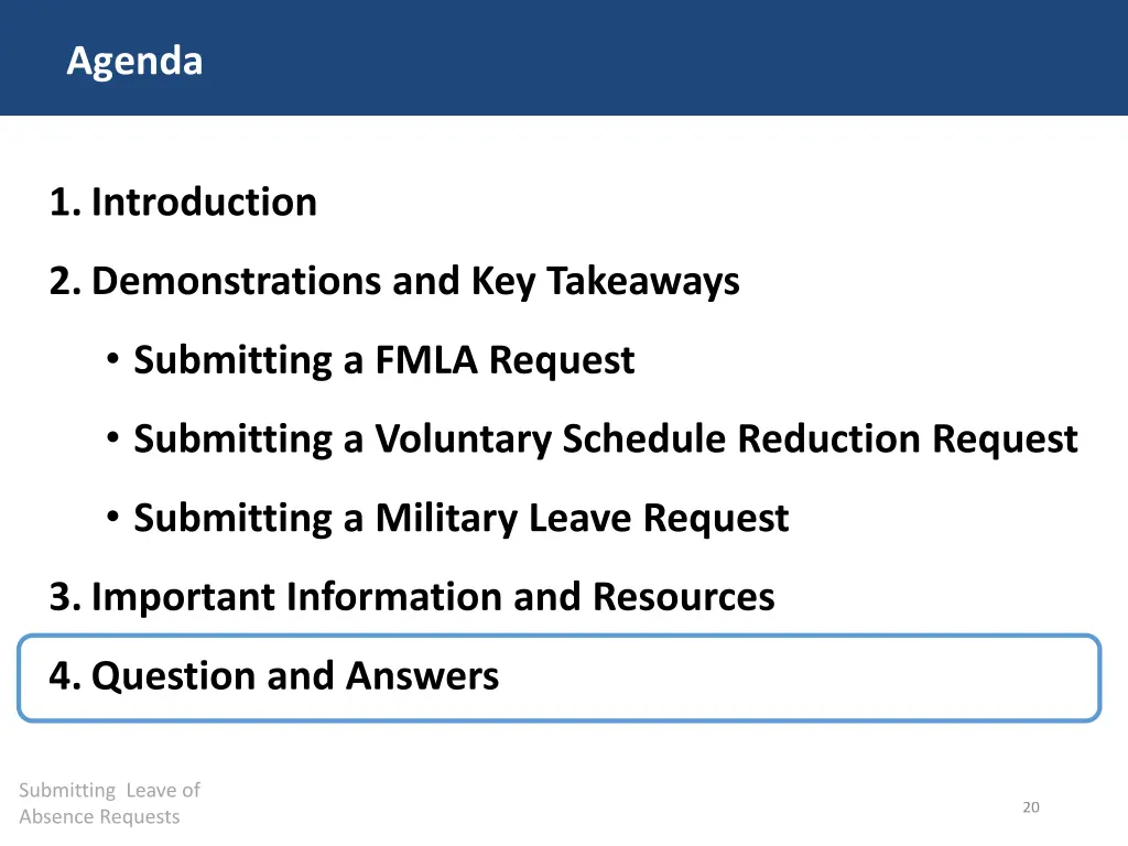 agenda 3