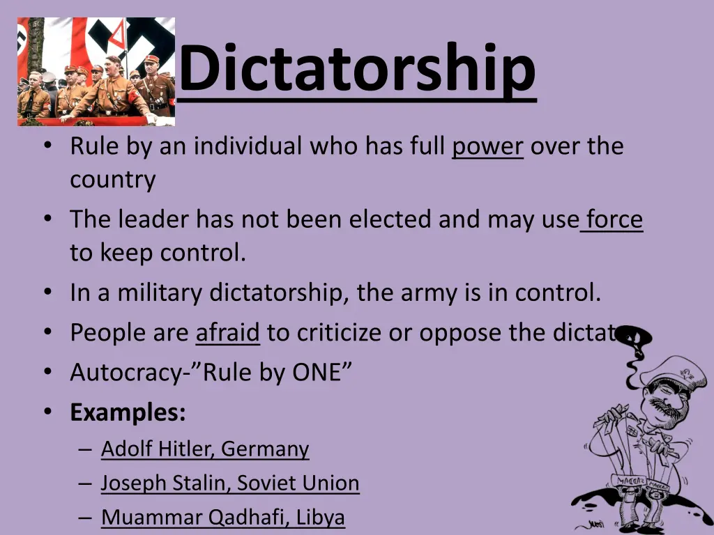 dictatorship