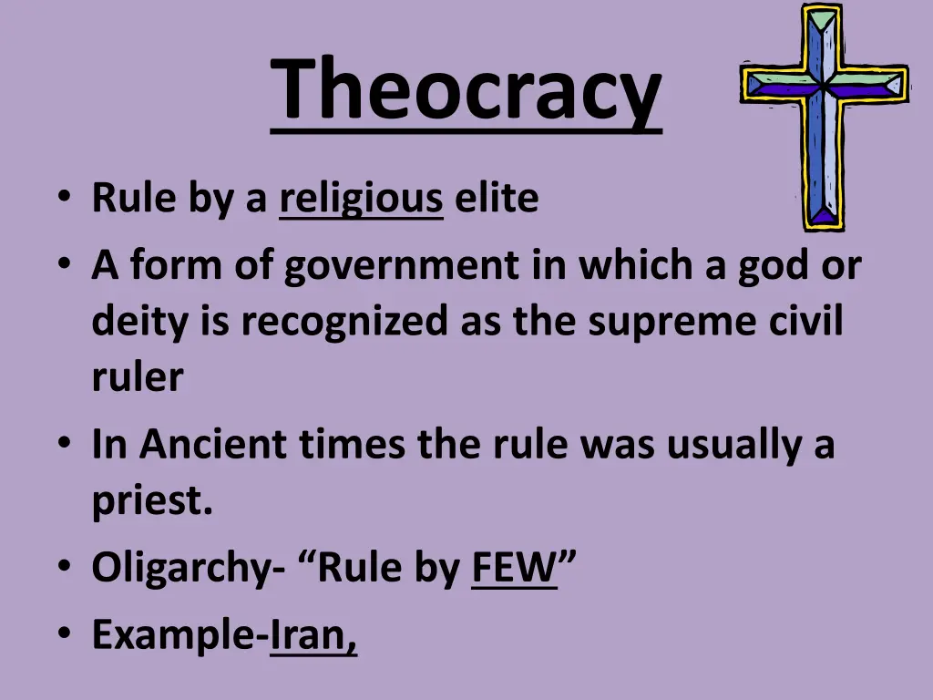 theocracy