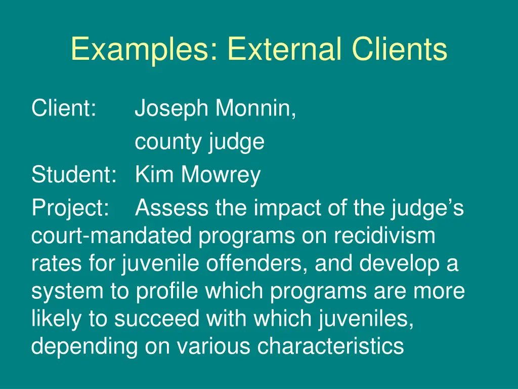 examples external clients 2