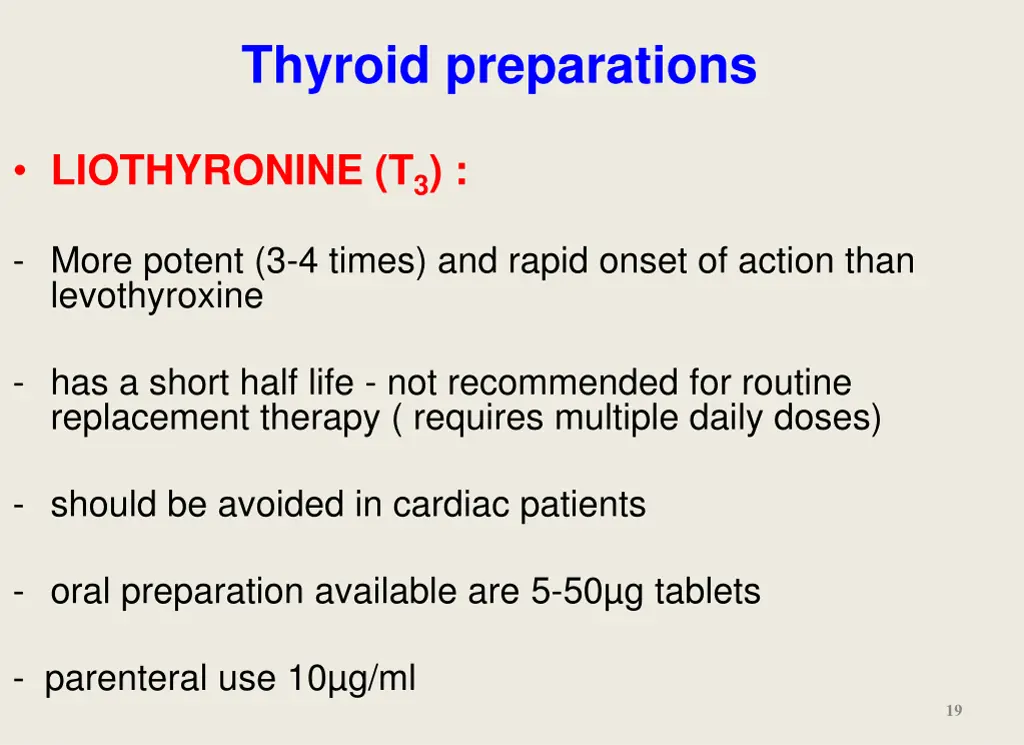 thyroid preparations 2