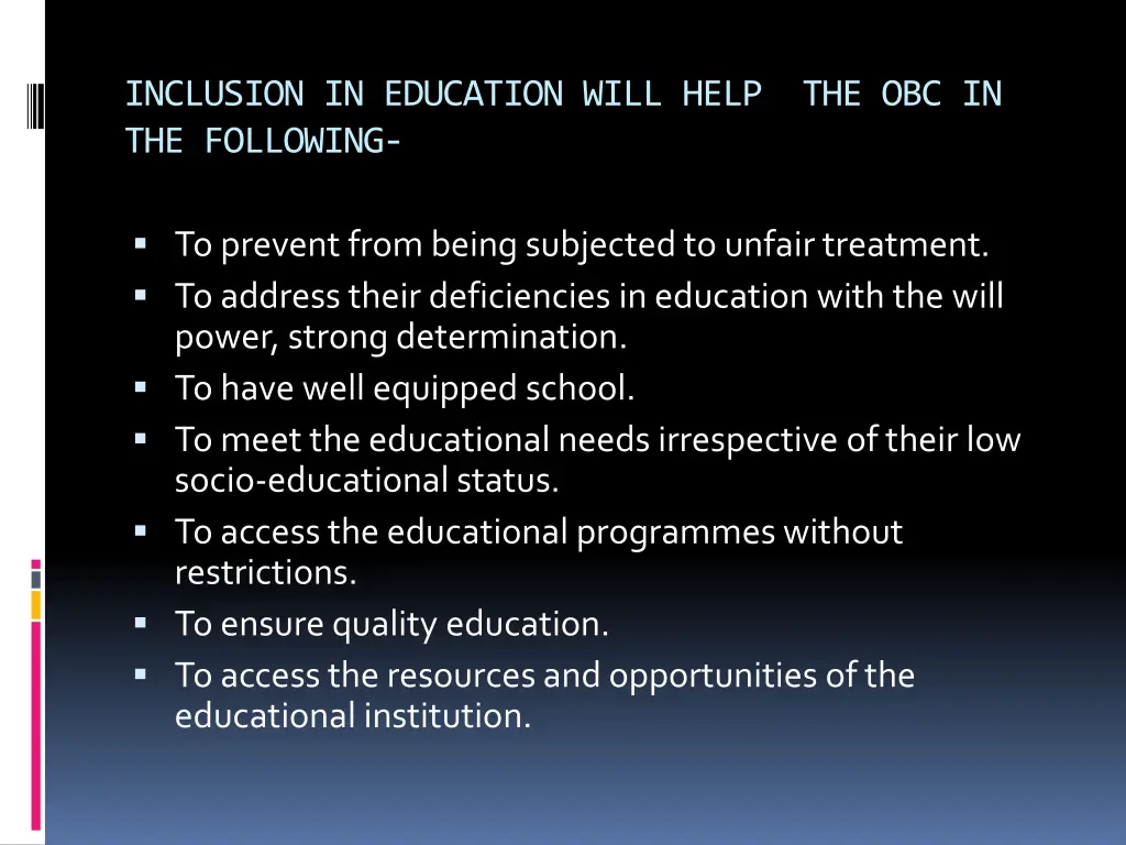 inclusion in education will help