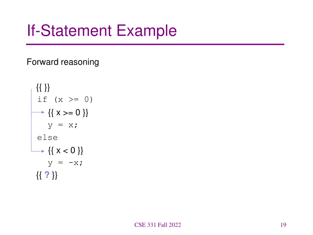 if statement example 1
