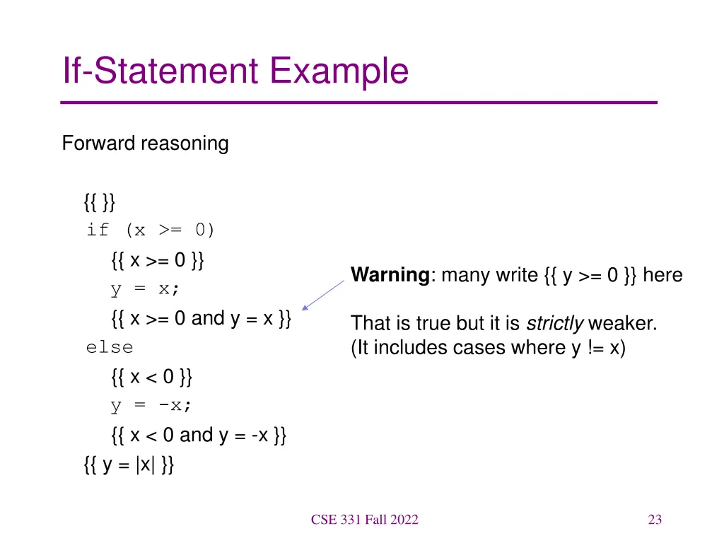 if statement example 5