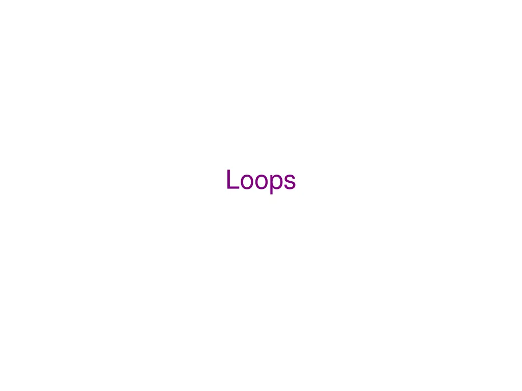 loops