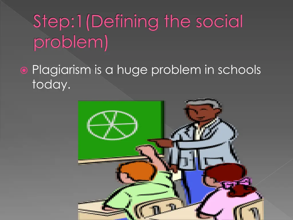 step 1 defining the social problem