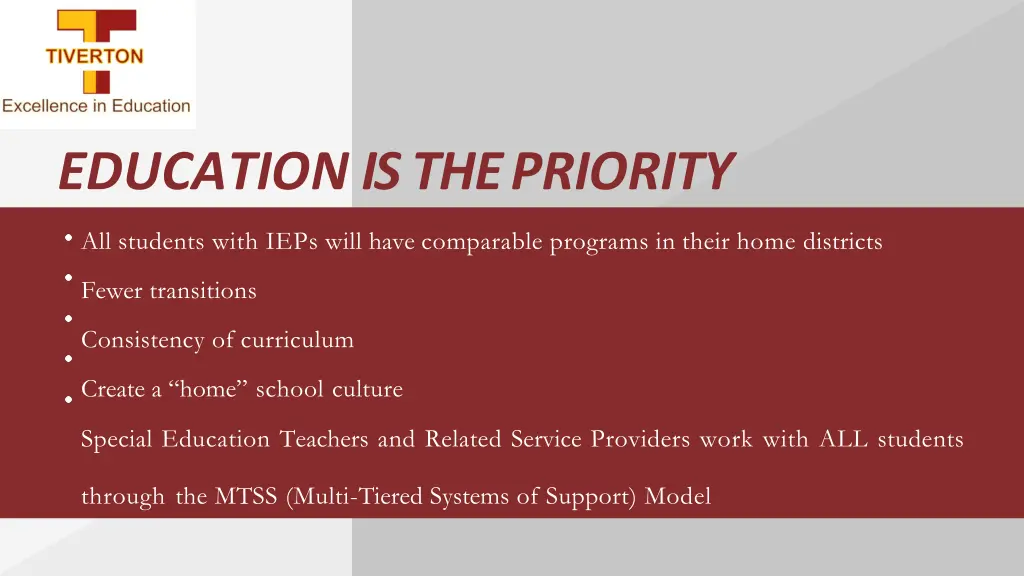education is the priority
