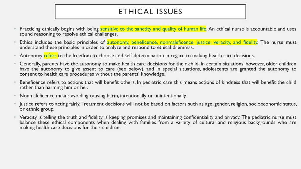 ethical issues 1