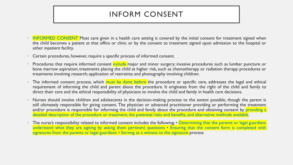 inform consent