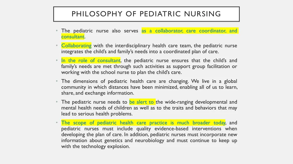 philosophy of pediatric nursing 3