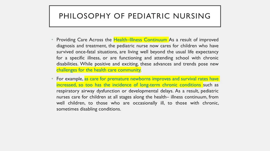 philosophy of pediatric nursing 5