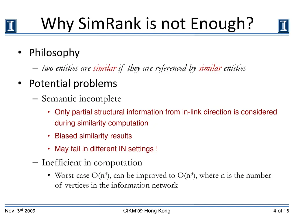 why simrank is not enough