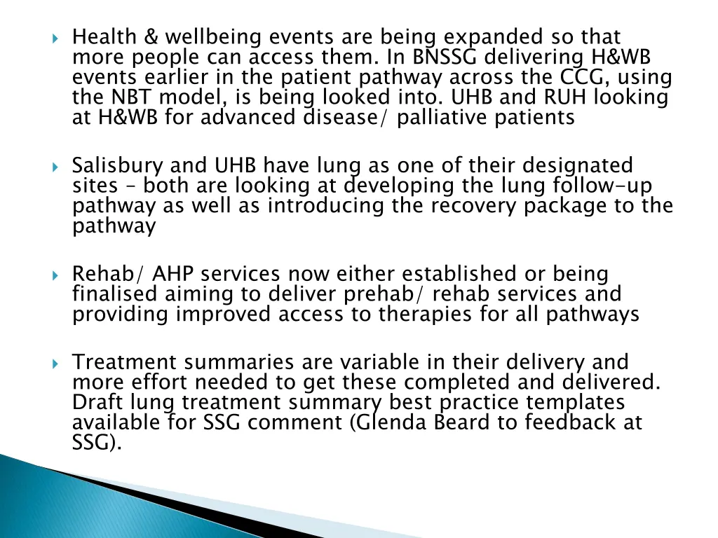 health wellbeing events are being expanded