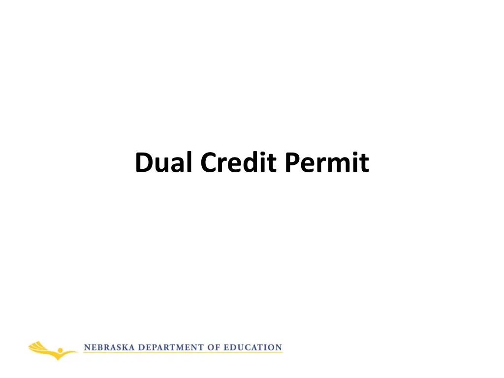 dual credit permit