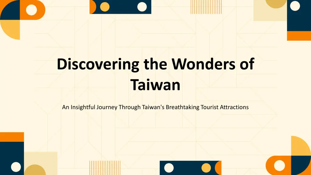 discovering the wonders of taiwan