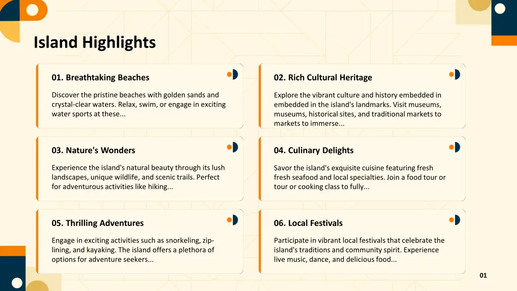 island highlights