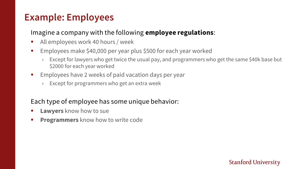 example employees