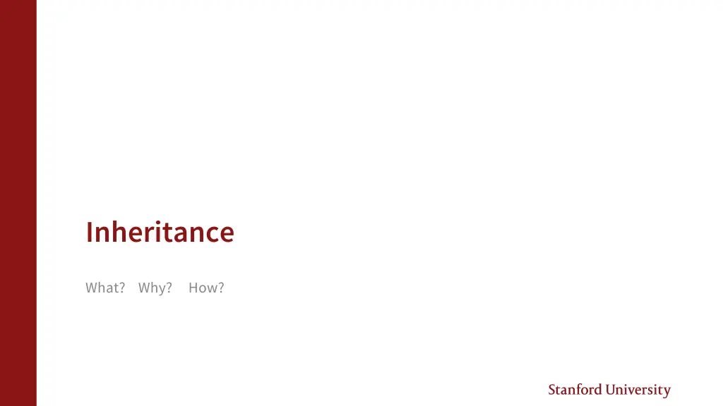 inheritance