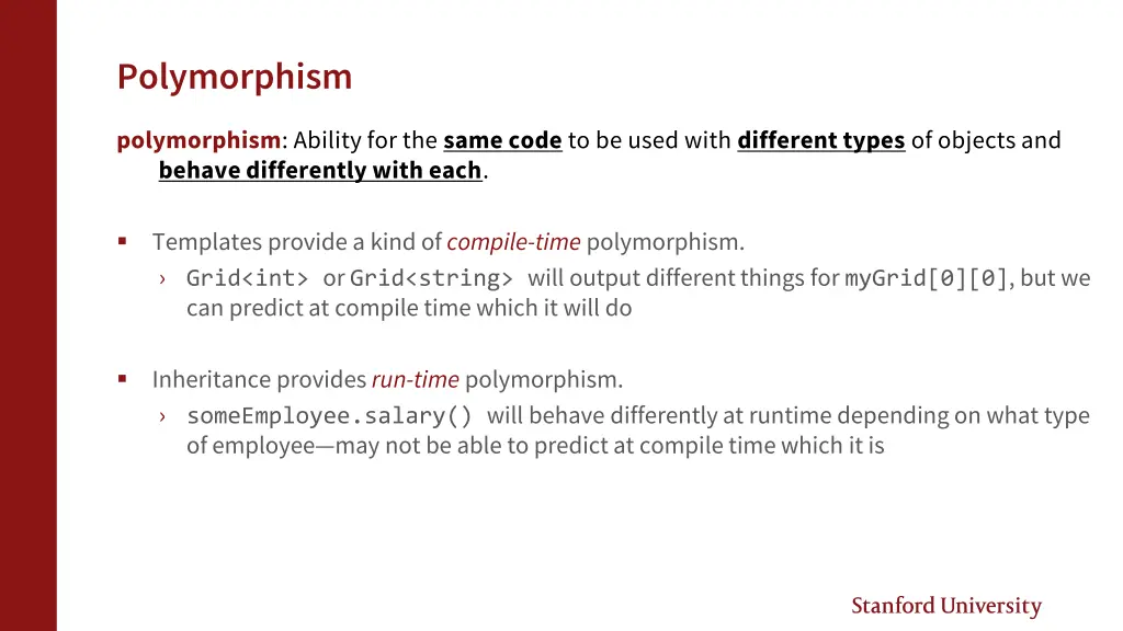 polymorphism