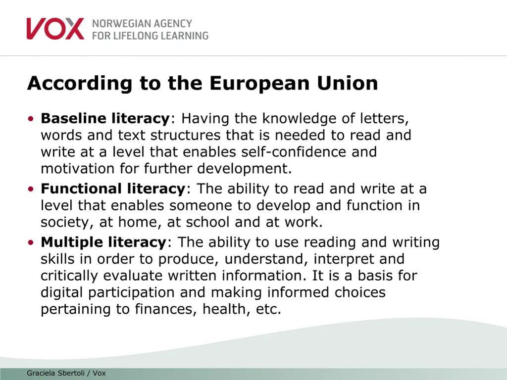 according to the european union