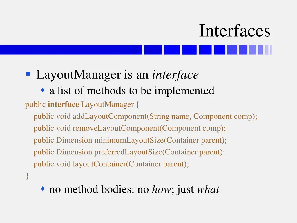 interfaces 1