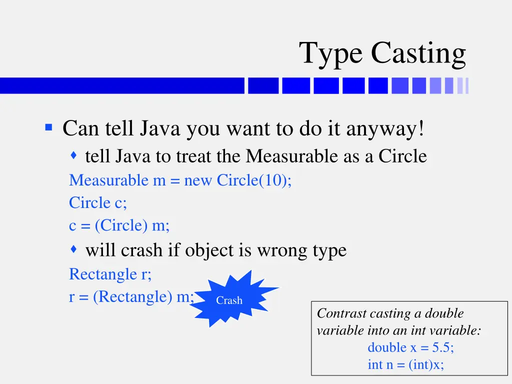 type casting