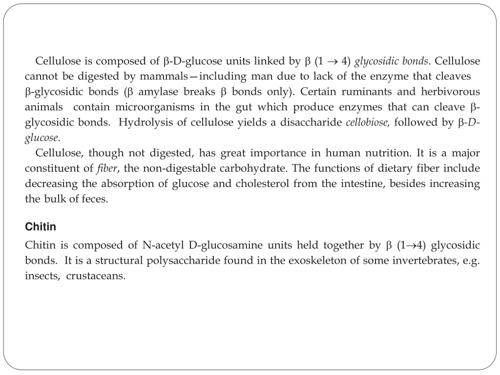 cellulose is composed of d glucose units linked
