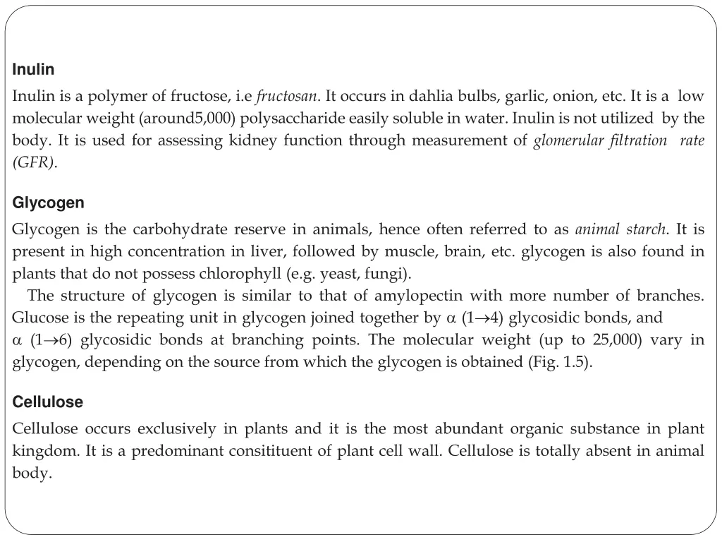 inulin inulin is a polymer of fructose
