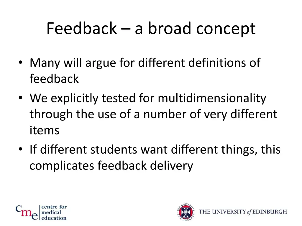 feedback a broad concept