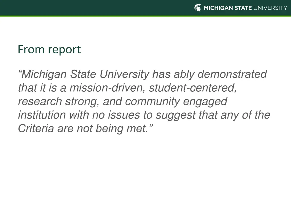 from report