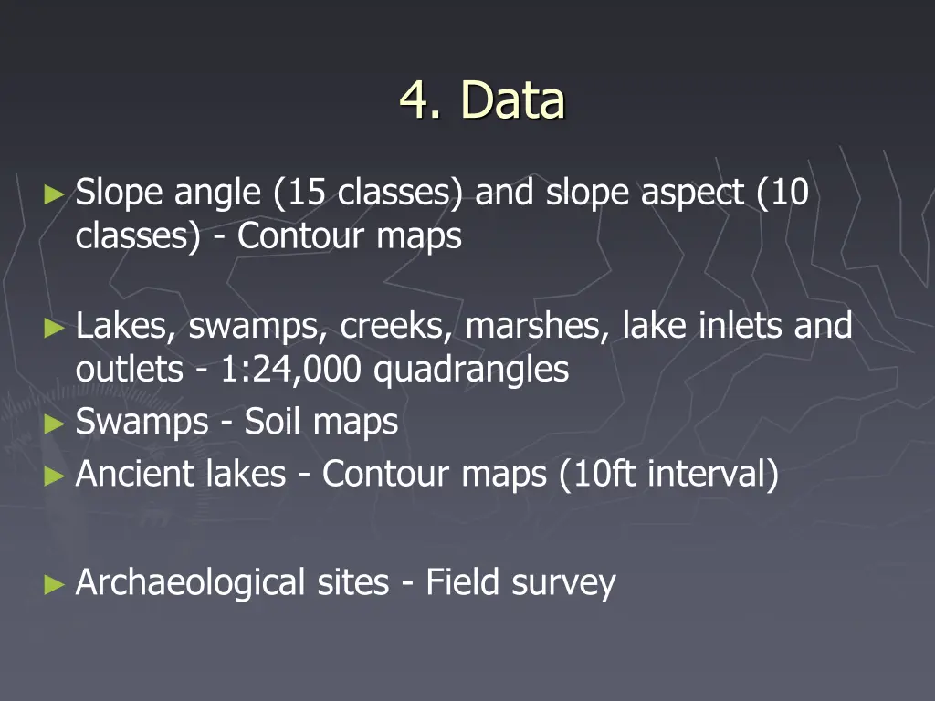 4 data