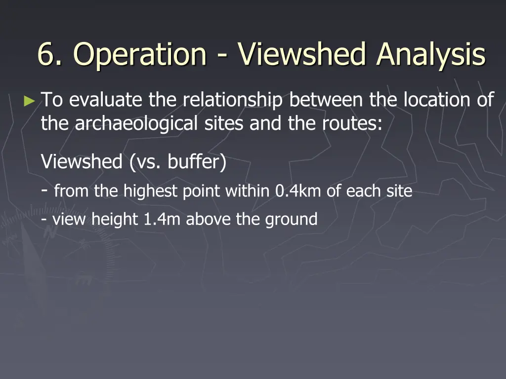 6 operation viewshed analysis