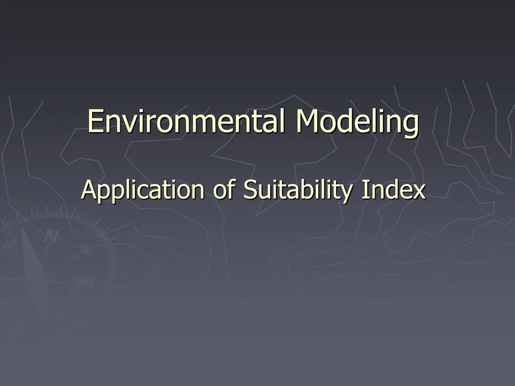 environmental modeling