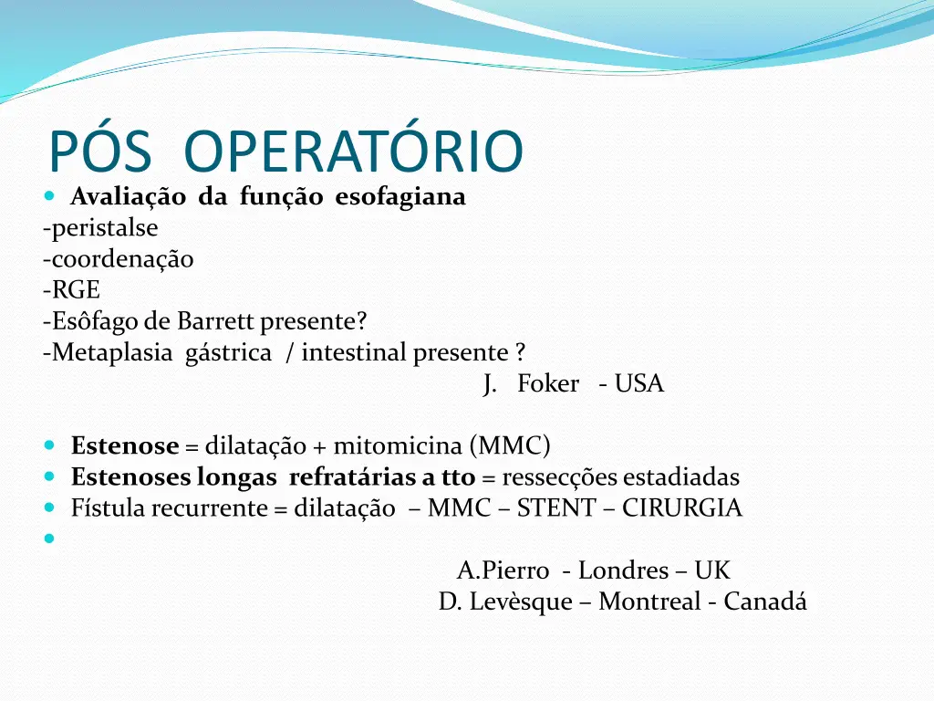 p s operat rio avalia o da fun o esofagiana