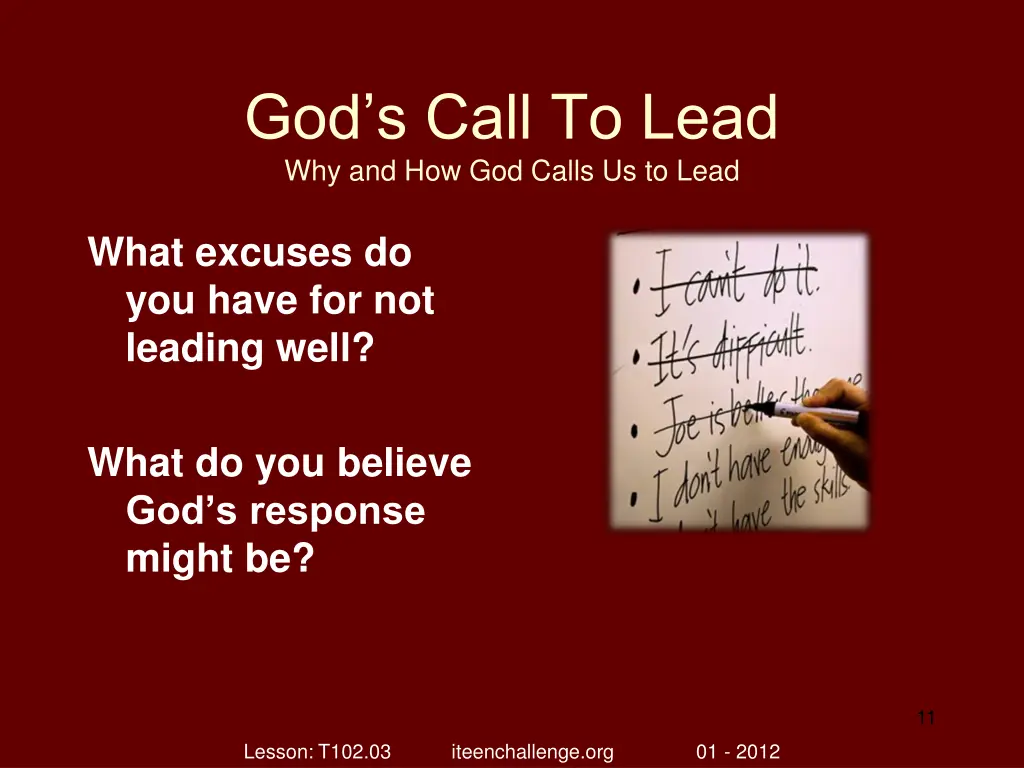 god s call to lead why and how god calls 10