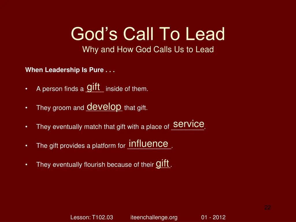 god s call to lead why and how god calls 21