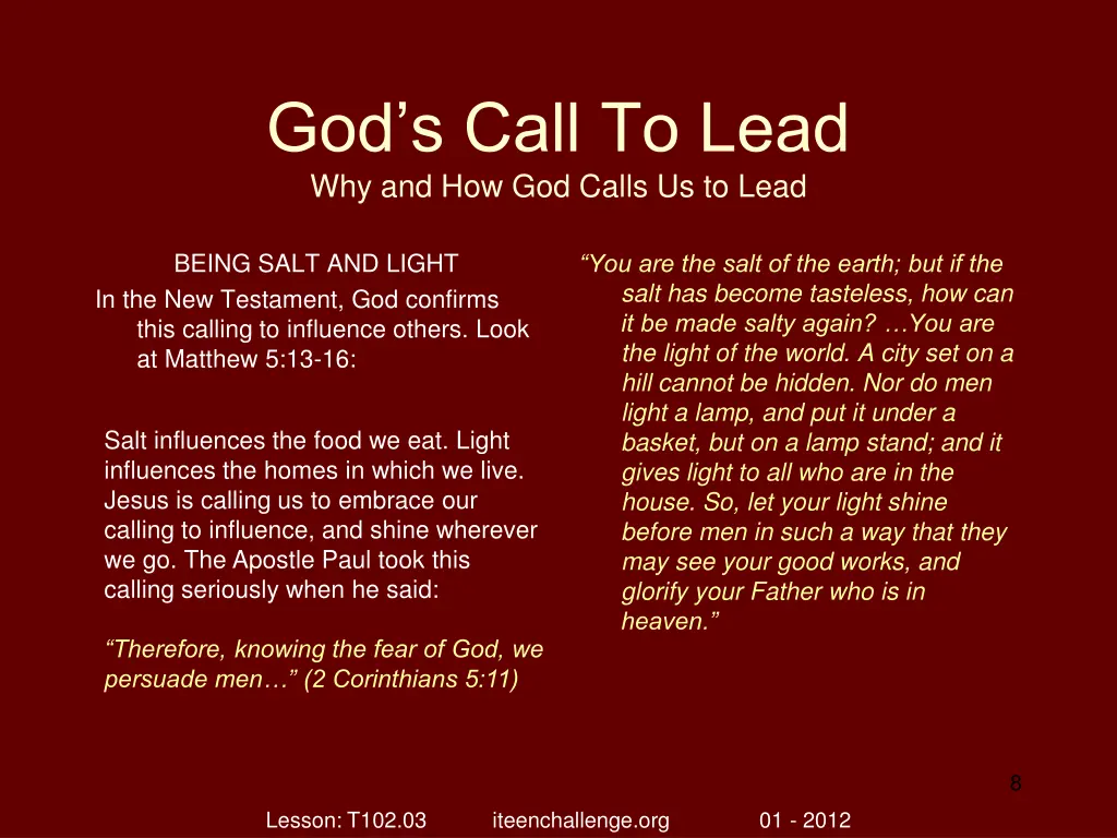 god s call to lead why and how god calls 7