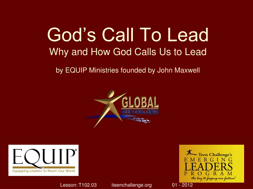 god s call to lead why and how god calls