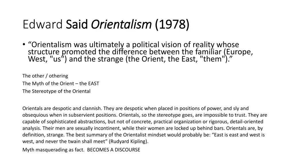 edward said