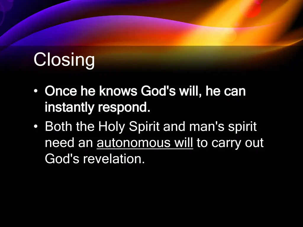 closing